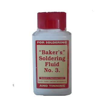 SOLDERING FLUID (FLUX) - BAKERS No3 (125ml)
